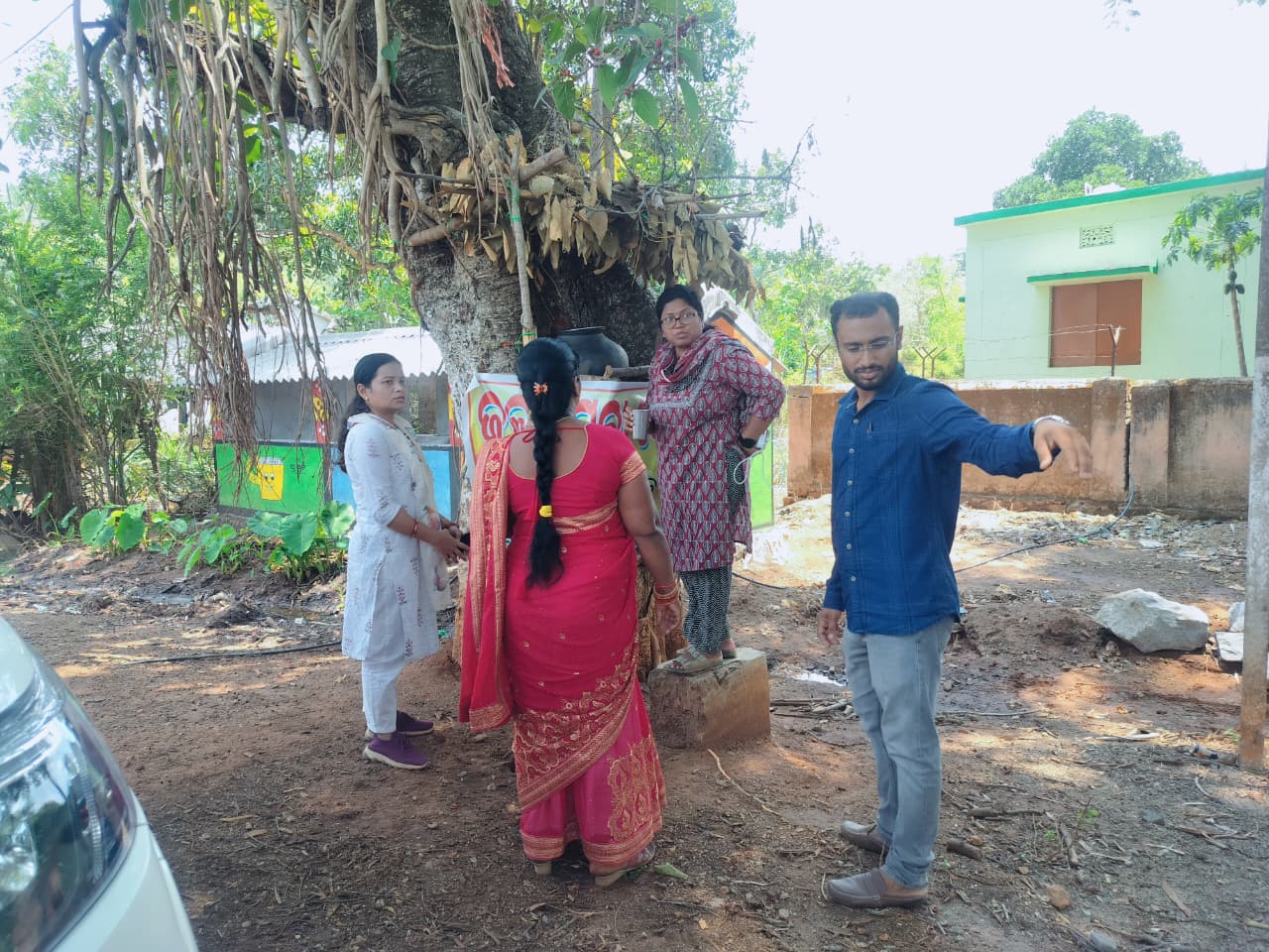Filed visit of different Projects at Gunjibadi